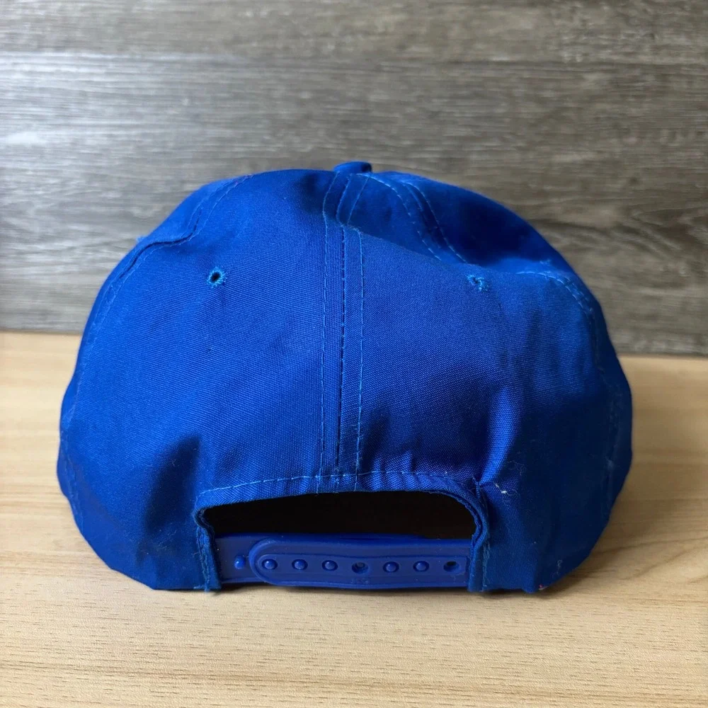 Vintage Plano Hat Cap Snapback Blue Trucker Texas Balloon Festival 1994